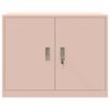 vidaXL Storage Cabinet Pink 90 x 40 x 70 cm Steel