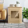 vidaXL Dog Crate Furniture Sonoma Oak 64.5x80x71 cm Engineered Wood