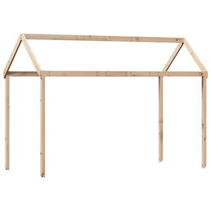 vidaXL Kids' Bed Roof 207x80.5x151.5 cm Solid Wood Pine