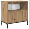 vidaXL Bathroom Sink Cabinet with Door Artisan Oak 60.5 x 33.5 x 61 cm