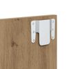vidaXL Wall-mounted Bedside Cabinet with Drawer 2 pcs Artisan Oak