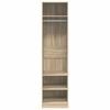 vidaXL Wardrobe Sonoma Oak 50x50x200 cm Engineered Wood