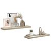 vidaXL Floating Wall Shelves 2 pcs Oak 90x23.5x3.8 cm MDF