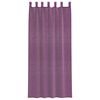 vidaXL Voile Curtains with Loops 2 pcs Purple 140x245 cm