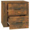 vidaXL Bedside Cabinet Smoked Oak 50x39x47 cm