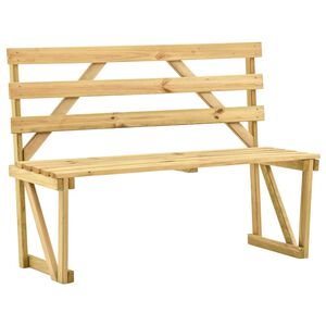 vidaXL Garden Bench 120 cm Impregnated Pinewood
