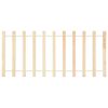 vidaXL Roll up Bed Bases 2 pcs with 11 Slats 90x200 cm Solid Pinewood