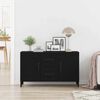 vidaXL Sideboard with Drawer Black 100 x 36 x 60 cm Engineered wood