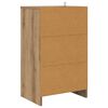 vidaXL Bedside Table Artisan Oak 40 x 30 x 467 cm Engineered Wood