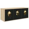 vidaXL Wall-mounted TV Cabinet BREMEN 102 x 33 x 40 cm Sonoma Oak