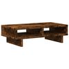 vidaXL Monitor Stand Smoked Oak 50x27x15 cm Engineered Wood