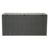 vidaXL Storage Box Black 118x53x57 cm Polypropylene