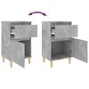 vidaXL Bedside Cabinet Concrete Grey 40x35x70 cm
