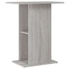 vidaXL Aquarium Stand Grey Sonoma 60.5x36x72.5 cm Engineered Wood