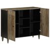 vidaXL Sideboard 90x33x75 cm Solid Wood Mango