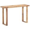 vidaXL Console Table 118x40x76 cm Solid Acacia Wood