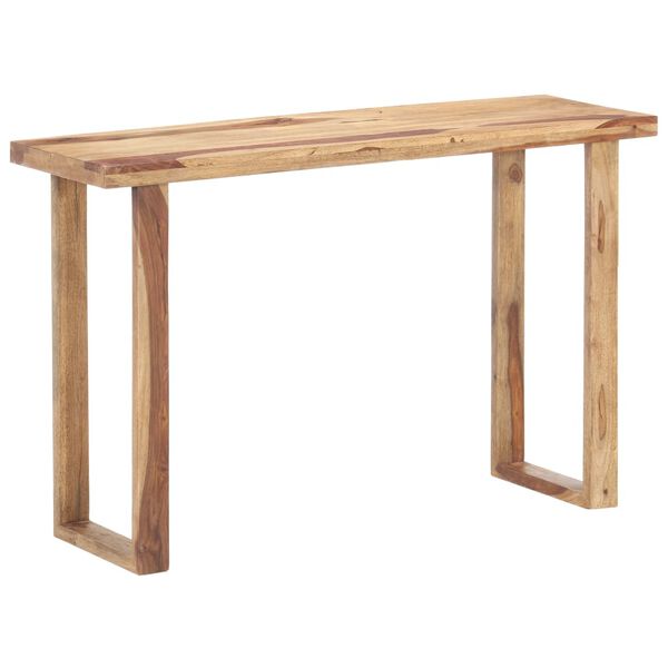 vidaXL Console Table 118x40x76 cm Solid Acacia Wood