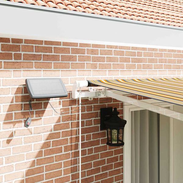 vidaXL Retractable Awning Multicolour 400 x 300 cm Fabric and Steel