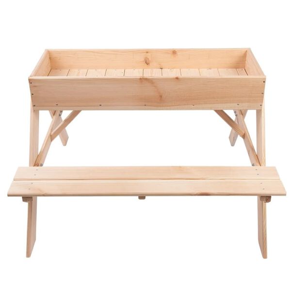 Esschert Design 2-in-1 Kids Picnic Table/Sand Box