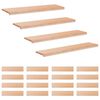 vidaXL Stair Treads 20 pcs 120 x 30 x 2 cm Natural Solid Beech Wood