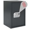 vidaXL Digital Safe with Lock Dark grey 35 x 31 x 50 cm Steel