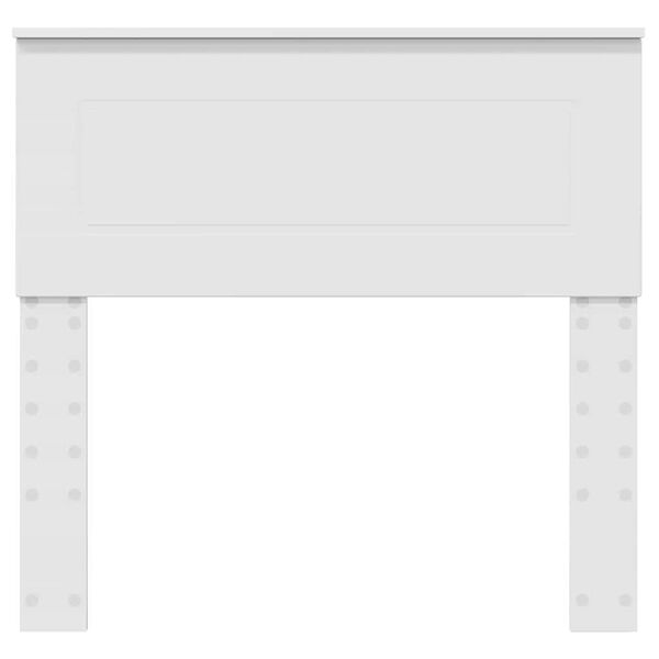 vidaXL Headboard with Headboard White 90 cm Engineered wood