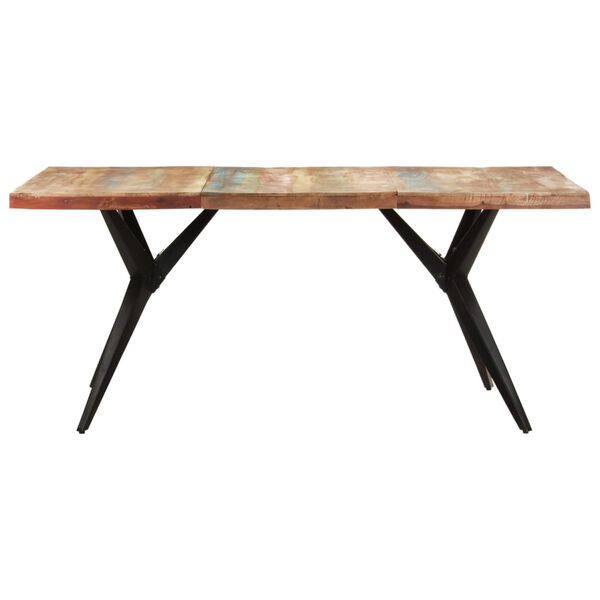 vidaXL Dining Table 180x90x76 cm Solid Reclaimed Wood