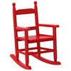 vidaXL Rocking Chairs for Children 2 pcs Red Solid Wood Poplar