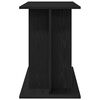 vidaXL Aquarium Stand Black Oak 100x40x60 cm Engineered Wood