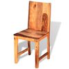 vidaXL Dining Chairs 2 pcs Solid Acacia Wood
