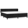 vidaXL Box Spring Bed with Mattress Black 200x200 cm Velvet