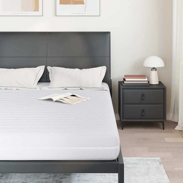 vidaXL Mattress White 140 x 190 cm Pocket Spring