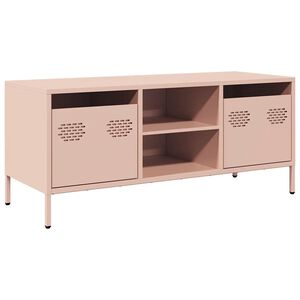 vidaXL TV Cabinet Pink 101.5x39x43.5 cm Cold-rolled Steel