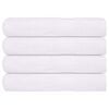 vidaXL Towels "FROGN" 4 pcs White 100x200 cm 360 gsm