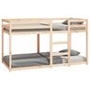 vidaXL Bunk Bed | Natural wood | Solid pine wood | Single | Bunk Bed