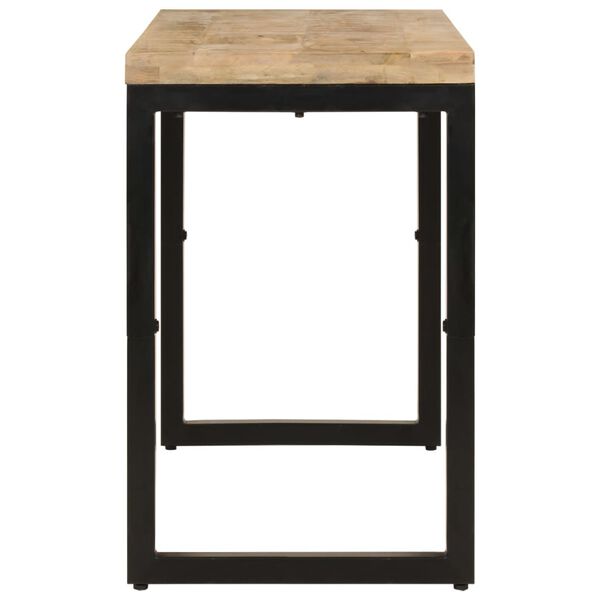 vidaXL Dining Table 110x50x76 cm Solid Wood Mango