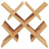 vidaXL Wine Rack for 5 Bottles 41x15x25 cm Bamboo