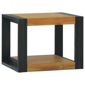 vidaXL Bathroom Cabinet | Natural Teak | Solid teak wood with a natural finish