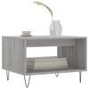 vidaXL Coffee Table Grey Sonoma 60x50x40 cm Engineered Wood