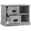 vidaXL Bedside Cabinet Concrete Grey 60x35.5x45 cm
