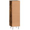 vidaXL Bathroom Cabinet Smoked Oak 30x30x100 cm Engineered Wood