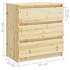 vidaXL Bedside Cabinet 60x36x64 cm Solid Fir Wood