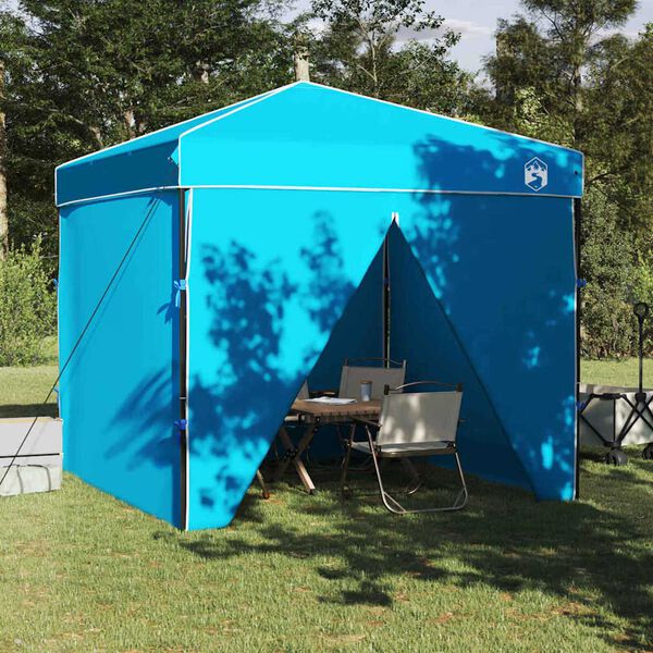 vidaXL Pop-up Canopy Tent Blue 250 x 250 cm Fabric