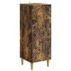 vidaXL Sideboard Smoked Oak 33 x 34.5 x 90 cm Engineered Wood