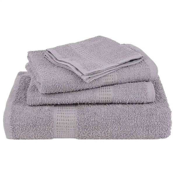 vidaXL Wash Towels "FROGN" 4 pcs Grey 30x30 cm 360 gsm