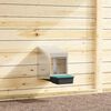 vidaXL Chicken Nesting Box 1 Compartment Wall-Mounted Galvanised Steel