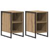 vidaXL Bedside Table 2 pcs Artisian Oak 39.5 x 30 x 50 cm