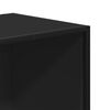 vidaXL Bookcase Black 60x35x139 cm Engineered Wood