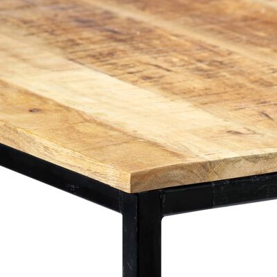 vidaXL Dining Table 180x90x75 cm Solid Rough Mango Wood