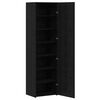 vidaXL Highboard Black Oak 50 x 42.5 x 185 cm